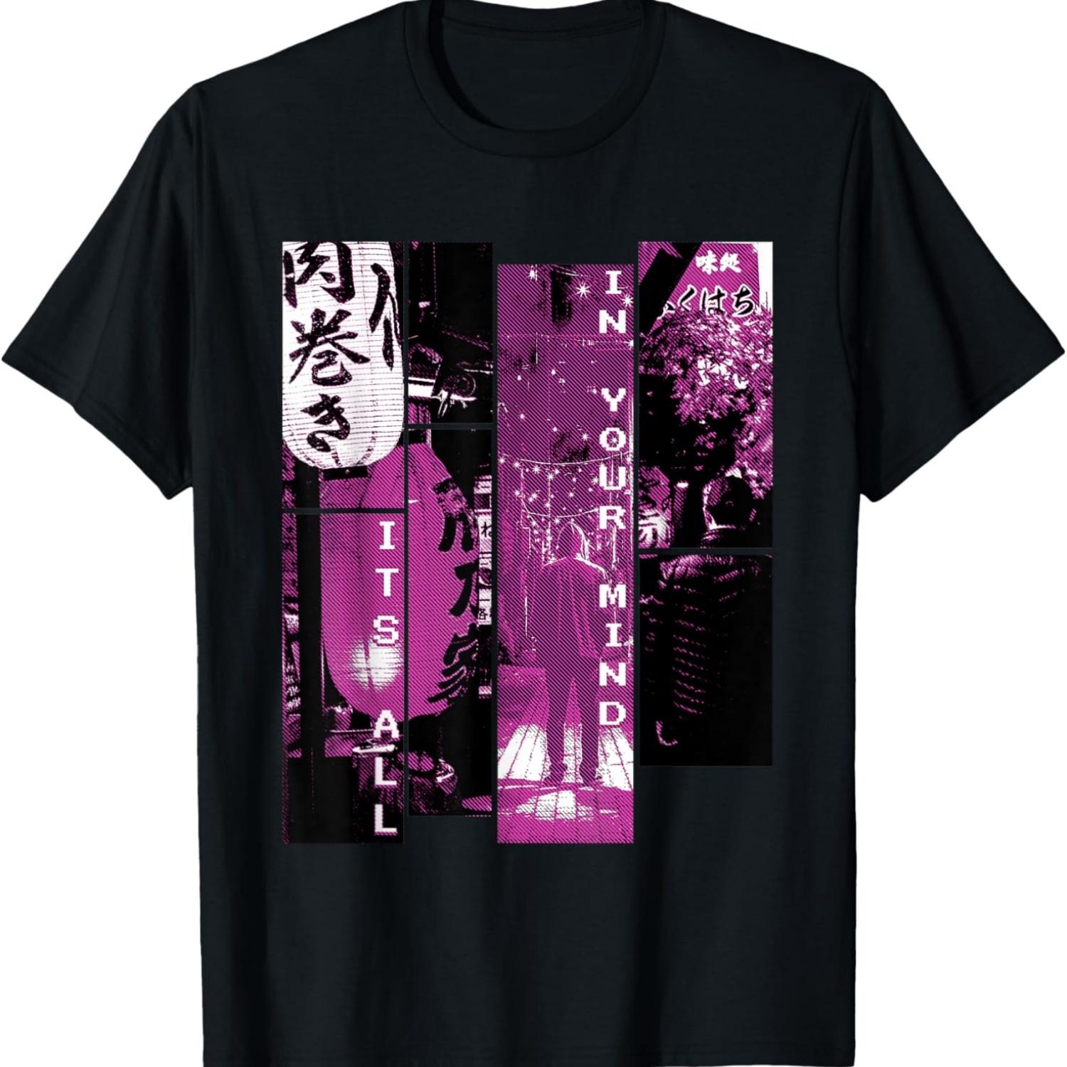 Its All In Your Mind Futurismus Aesthetic Vaporwave Clothes T-Shirt S чёрный