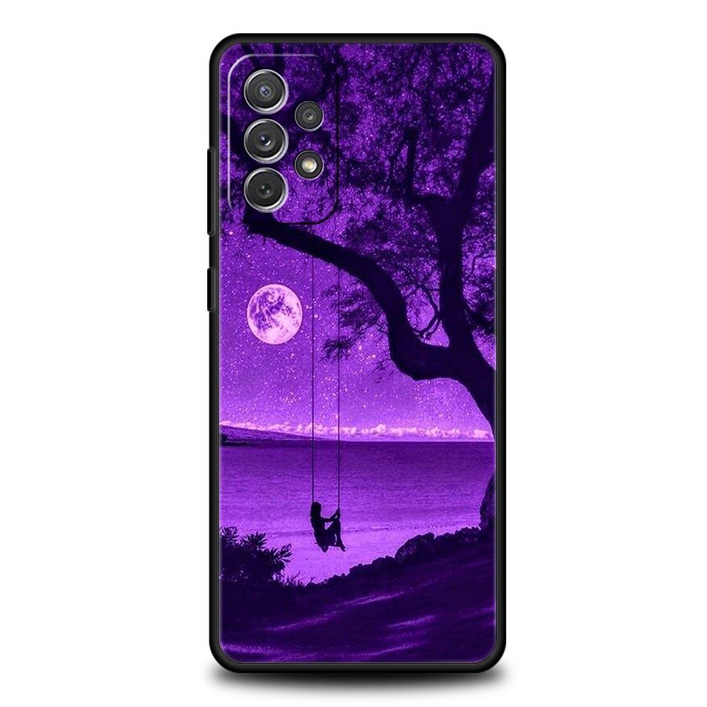 Infinity On Purple Phone Case For Samsung Galaxy A13 A51 A71 A41 A31 A21S A11 A01 A03S A12 A32 A52 A22 A23 A33 A53 A73 5G Cover