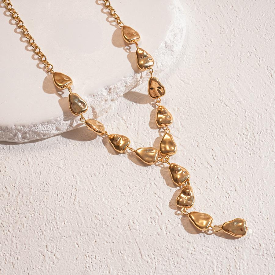 Сложенный Треугольный Ключичный Ожерелье-Цепочка Личность Премиум