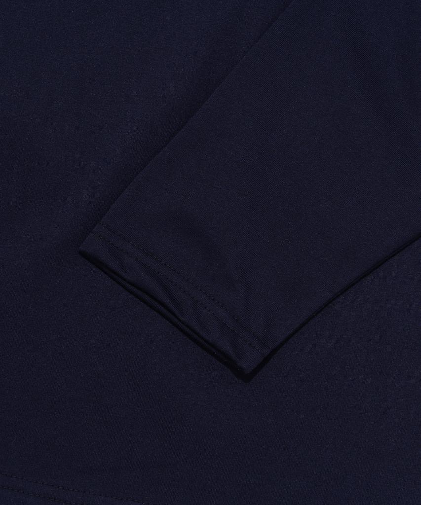 ANALOG MOOD Classic Bookstore Long Sleeve T-Shirt (Navy)