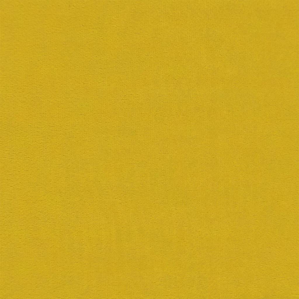 Vidaxl Armchair, Mustard Yellow, Upholstered In Velvet
