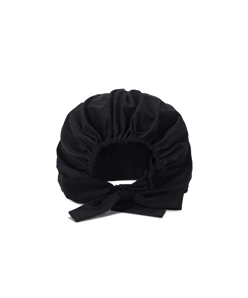 Bajal Metal Tip Scarf Cap Black