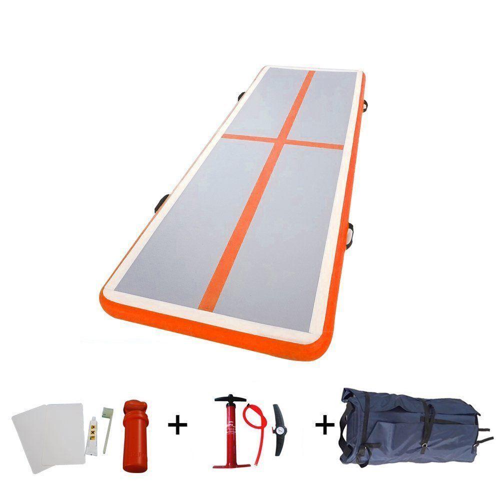 VEVOR Tapis de Gymnastique Gonflable 4 m Tapis de Gymnastique épaisseur
