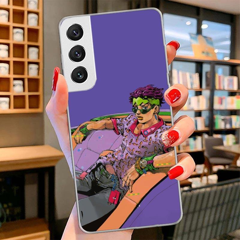 

JoJo Bizarre Adventure Rohan Kishibe Cover Phone Case For Samsung Galaxy S26 S25 Edge S24 Ultra S23 S22 Plus S21 S20 FE Soft Fun Samsung S23 Ultra