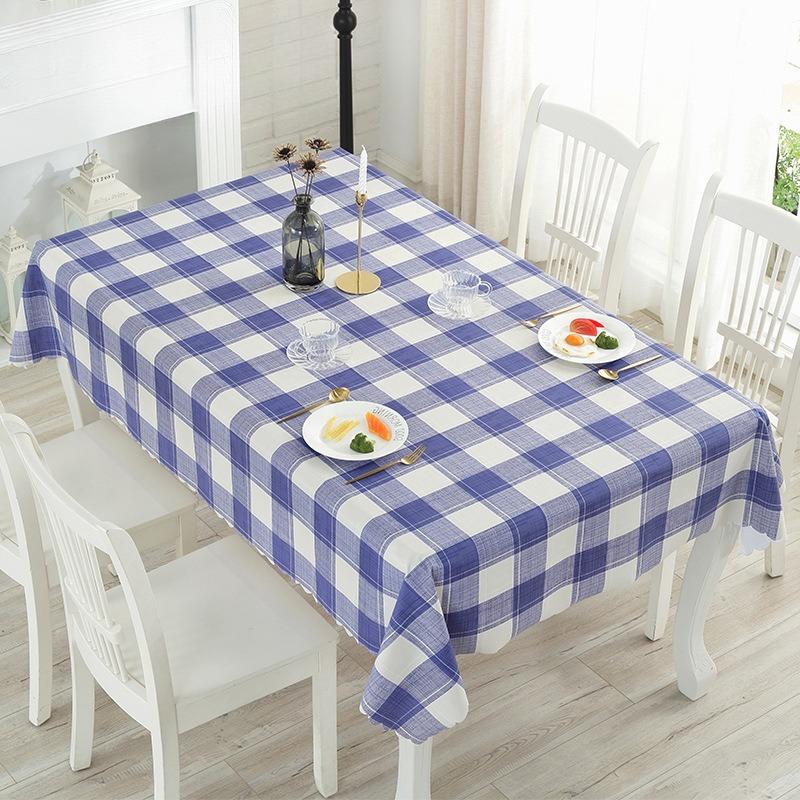 Waterproof PVC Tablecloth Oil Resistant Washable Table Pad Decorative Dining Table Cover for Home Trendy Ins Style Home Decor