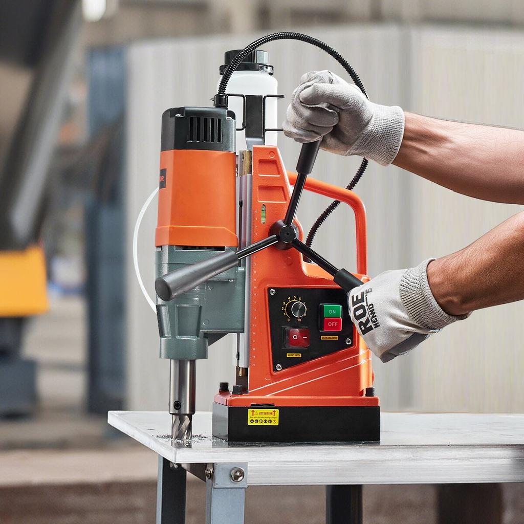 Magnetic Drill 1550W 2922lbf/13000N Portable Mag Drill Press 500RPM