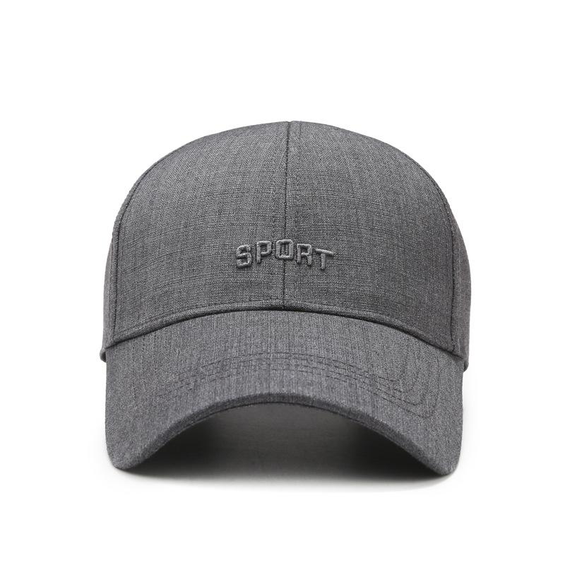 Fade-resistant Hats for Middle-aged and Older Men: New-style Long-brimmed Baseball Caps for Sun Protection and a Youthful, Fashionable Look