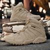 Combat Boots Desert Land Boots Outdoor Recreational Hiking Shoes Sports Mountain Camping Hiking Non-slip Large Size Military Boots