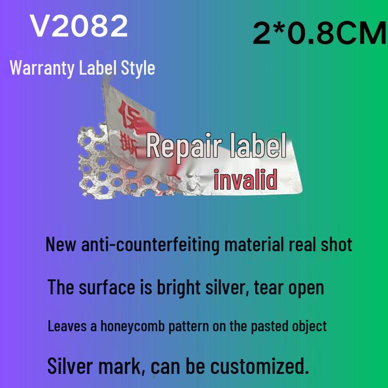 VOID Anti-Counterfeit Tamper-Evident Self-Adhesive Seal Sticker, Long Strip, Disposable
