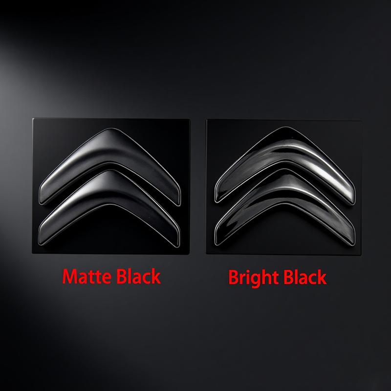 Metal Citroen Steering Wheel Logo Emblem 4.9x2.7cm, for DS3 C4L C3 C5 Elysee Xsara, Car Refit Badge Sticker