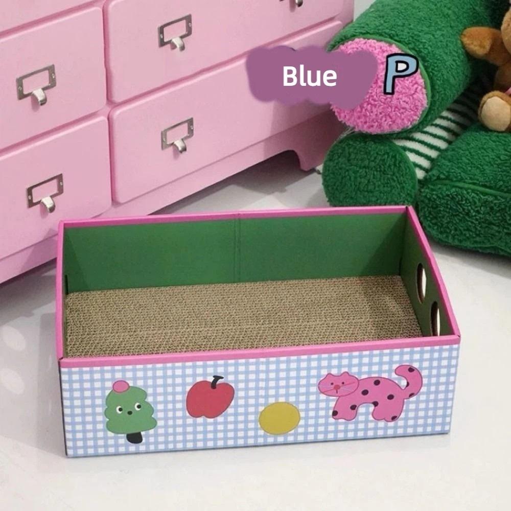 Großes Katzenpapphaus Wellpappe Katzenkratzbrett Möbelschutz