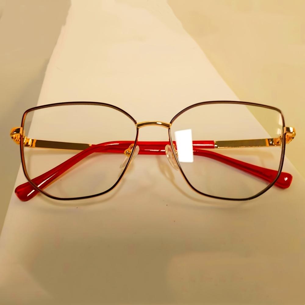 1Pcs New Metal Frame Men And Women Fashion Glasses Tac Material Day And Night Anti-Blue Light Glasses
