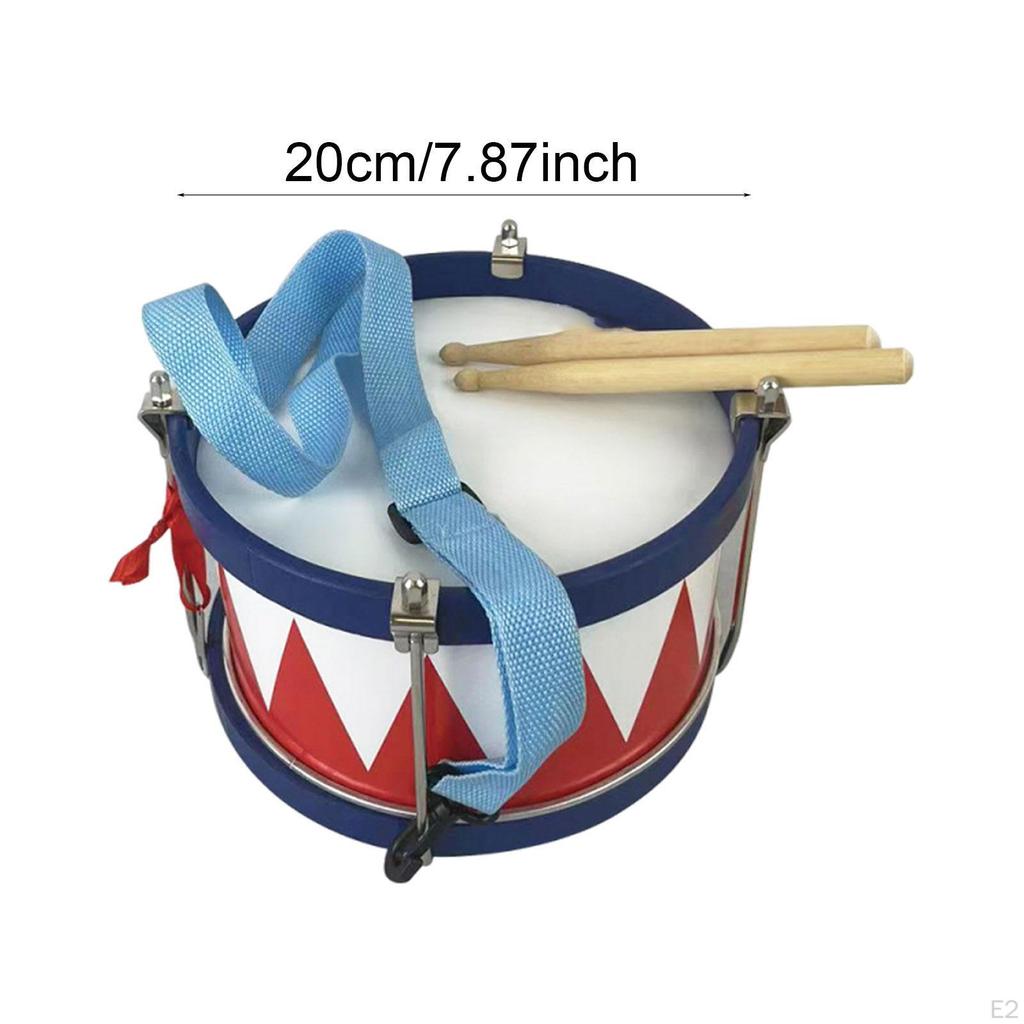 8" Snare Drum Musikinstrument Professionelles tragbares Schlaginstrument für Mädchen Anfänger