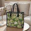 Moss Stone Pattern Casual Tote Lightweight Daily Shoulder Bag