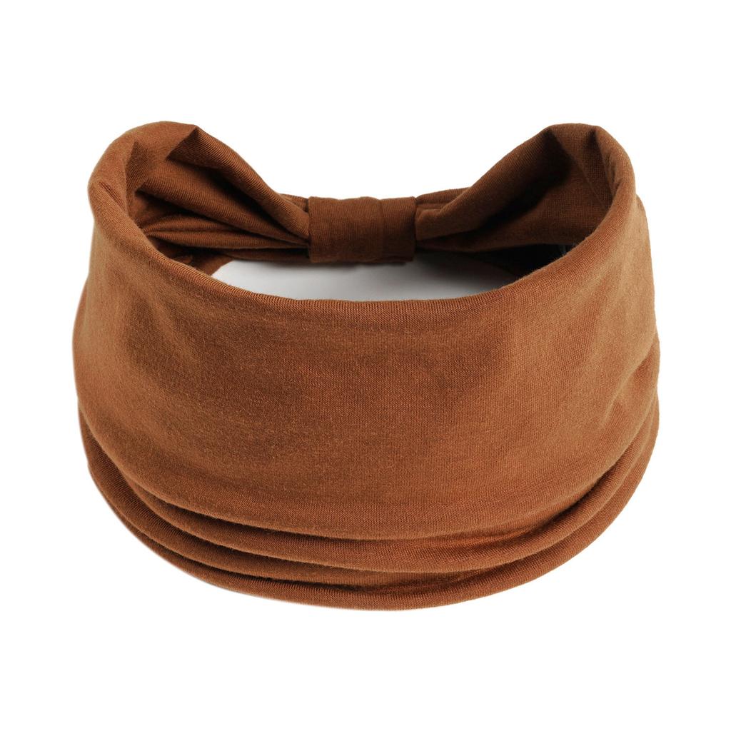 Women Solid Color Elastic Yoga Hair Band, Sweat Absorbing Sports Headband, Fashion Daily Gift Accessories