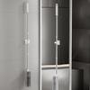 V-Shaped Long Handle Bathroom Floor and Tile Cleaning Brush with Thick Bristles