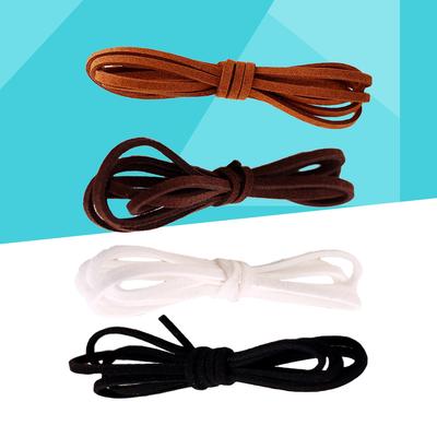 Black 4 mm x 1.5 mm Flat Vintage Suede Cord Various lengths 1 m /> 10 m