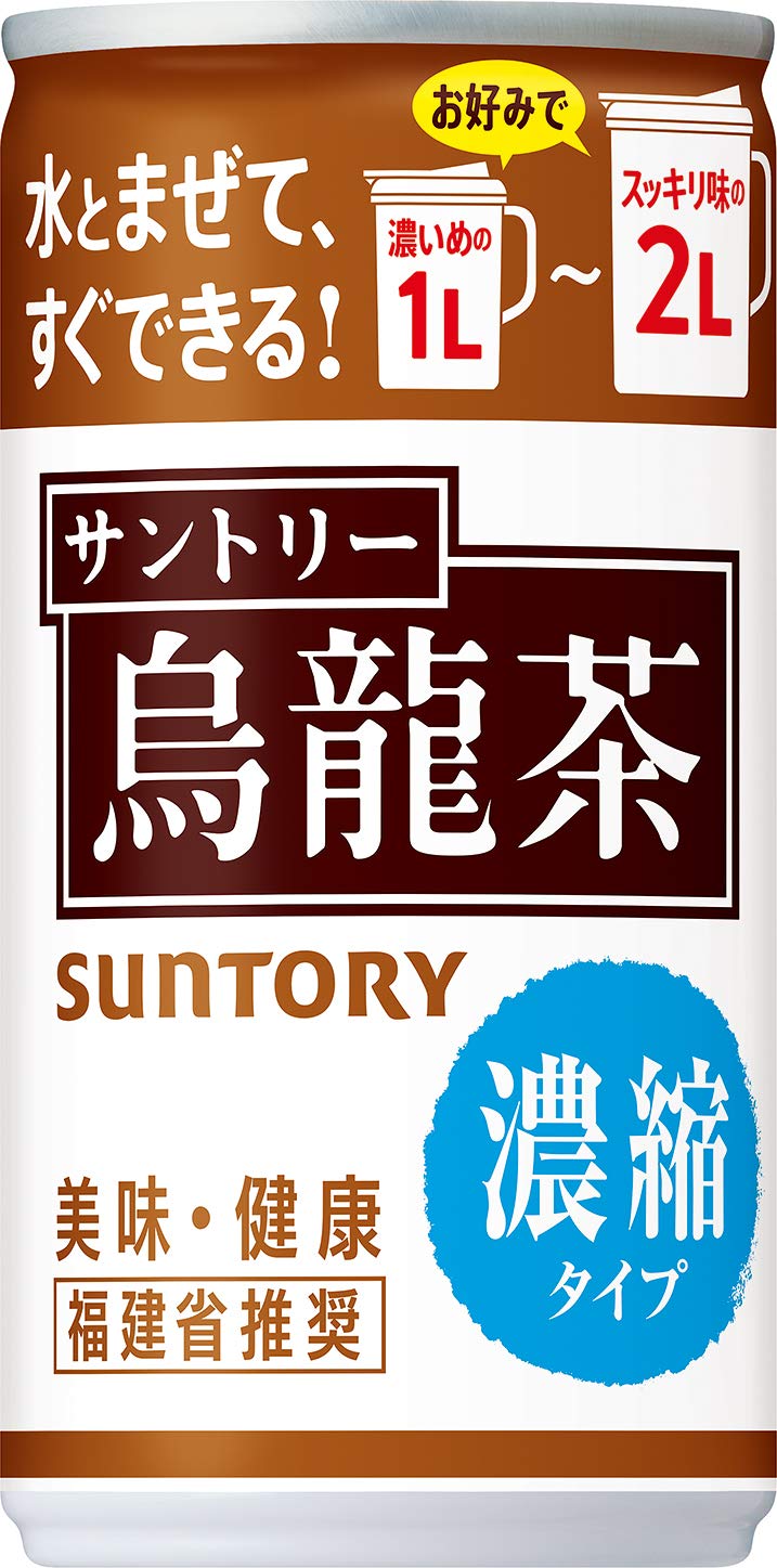 

Концентрированный чай Suntory Oolong Tea 185 г x 30 бутылок