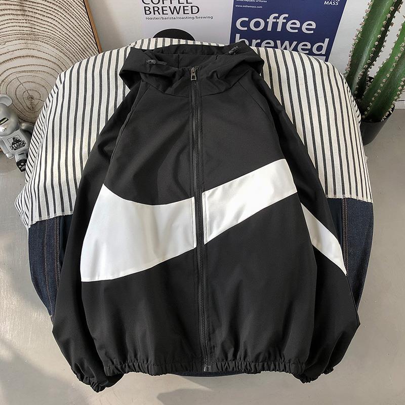 Trendy Hong Kong Style Autumn/Winter Loose Couple Jackets for Men – Versatile Korean-Style Sportswear