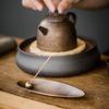 Incense Burner Holder Compatible Sticks Cones Stick No Ash Spillage Stylish Interior Meditation Yoga (Bronze)