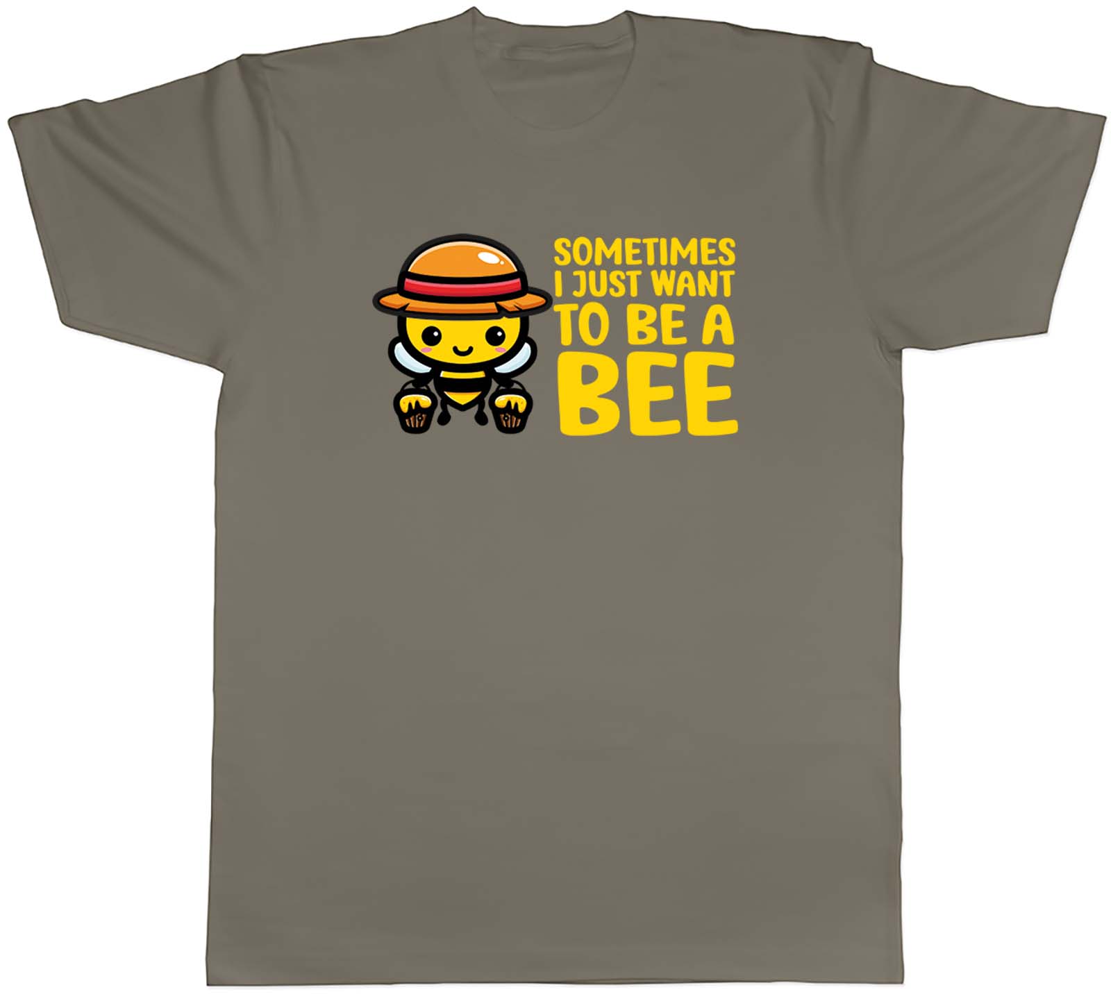 Sometimes I Just Want To Be Bee Animal Mens Unisex T-Shirt Tee Gift XXXXL