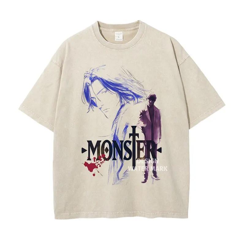2026 Summer Bestselling Monsters Animethemed ShortSleeved TShirt for Unisex LooseFitting and Breathable Shirt S