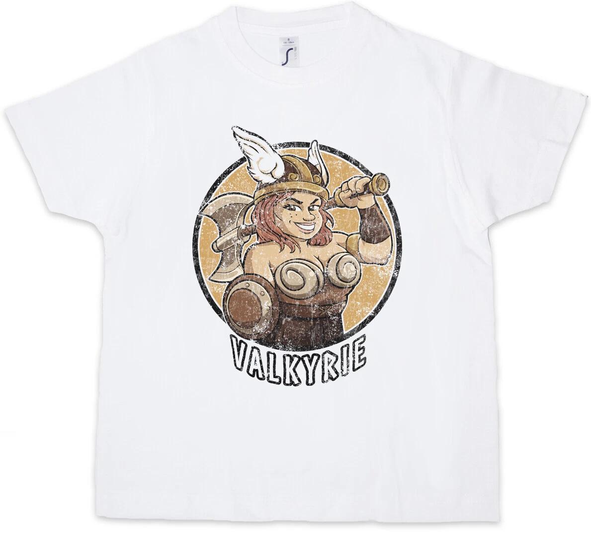 VALKYRIE Kids Boys kids boys T-Shirt Valhalla Vikings Norsemen Odin Thor Loki Valkyrie 160