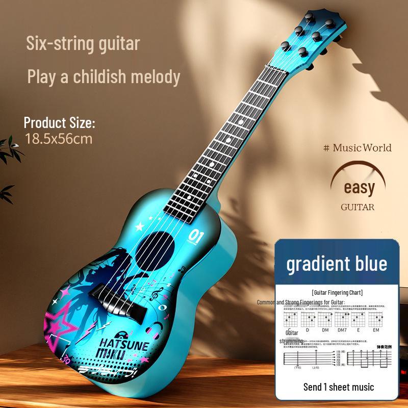 Realistic Guitar Playable Ukulele Toy for Children's Musical Education