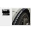 3D Carbon Fiber Wheel Arch Trim: Anti-Collision Soft Rubber Strip & Mudguard Decoration