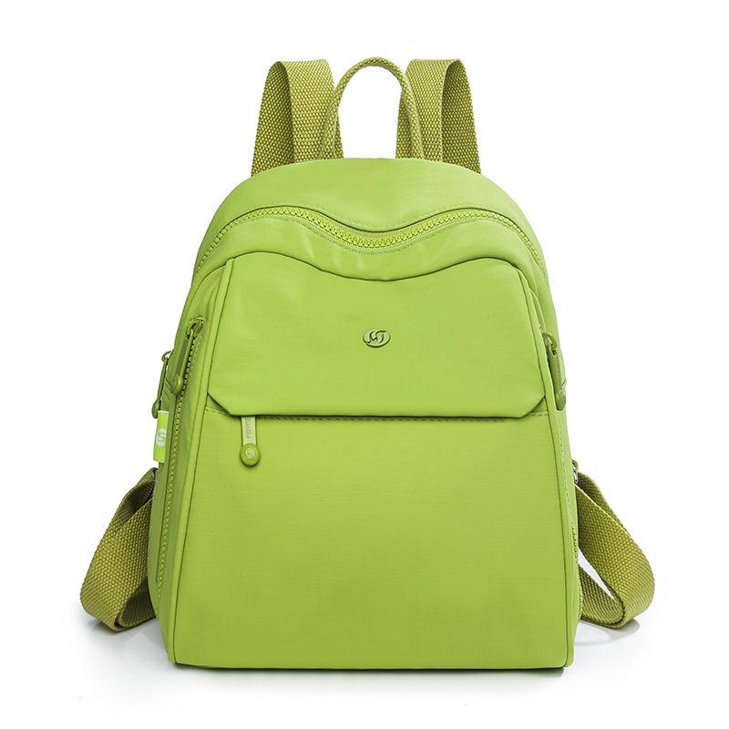 New Simple Small Backpack Going Out Leisure Women's Bag Nylon Cloth Large Capacity Lightweight Anti-splashing Women's Backpack