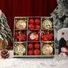 35Pcs/Set Creative Christmas Ball 6CM Xmas Ornament Ball Durable Xmas Baubles  Scene Supplies