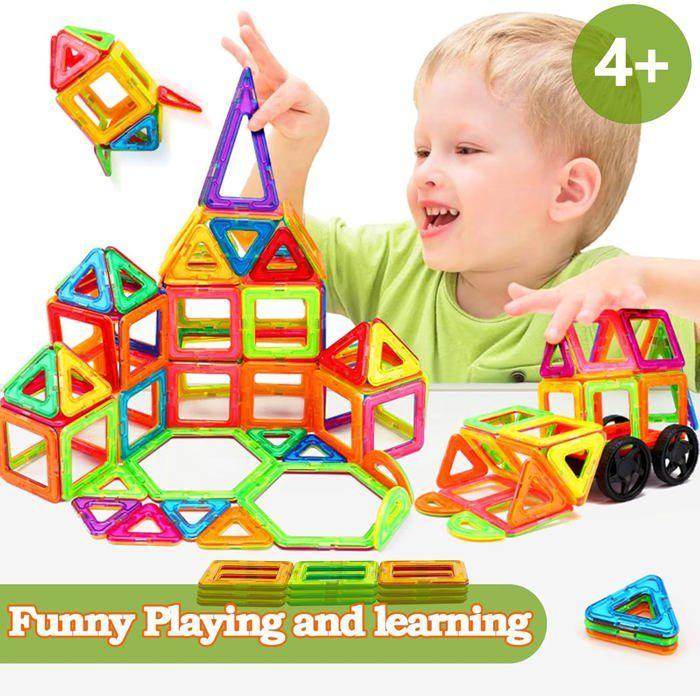 Magnetische Konstruktionen - ZIG-ZAG TERRITOIRES - Parent - 48 Teile - Kunststoff - 3 Jahre und älter