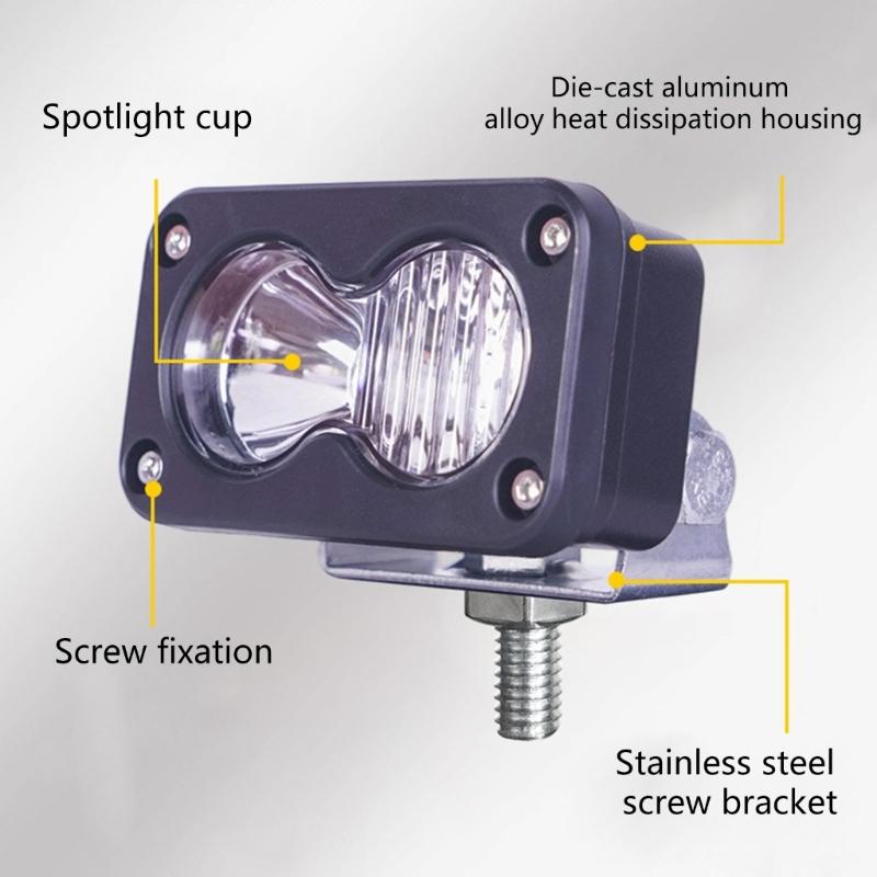 20W Hohe Helligkeit LED Arbeitsleuchte 3 Zoll Auto Scheinwerfer IP67 Wasserdicht Für Autos Motorräder Und Lkw