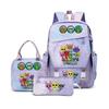 Rhythm Box Sprunki Music Game School Bag Backpack Pencil Bag Three-Piece Set Student Heat Printing Backpack
