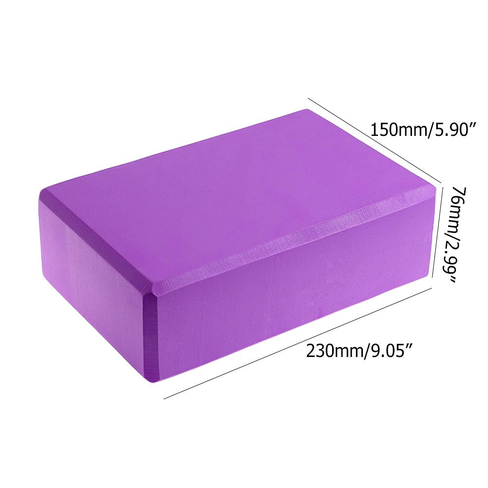 EVA Yoga Block Brick Sports Exercise Gym Foam Workout Stretching Aid Body Shaping Fitness Yoga Block