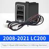 Car USB Quick Charger QC3.0 For Toyota Land Cruiser 200 Prado 150 Accessories Modified LC200 LC150 FJ150 FJ200 2021 2020 2019