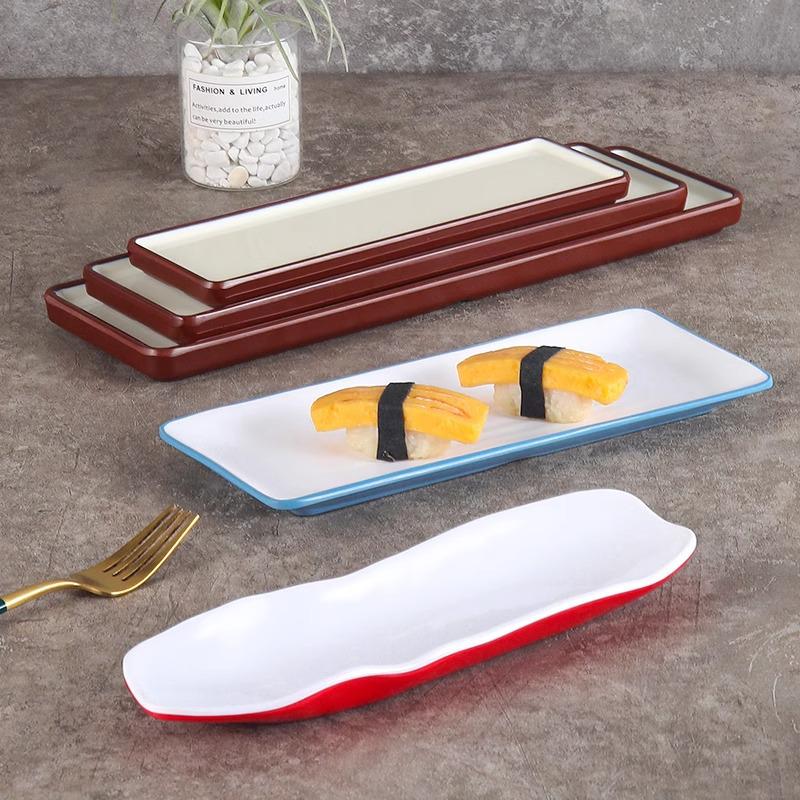 Kaibaiya Melamine Rectangular Sushi & BBQ Tray