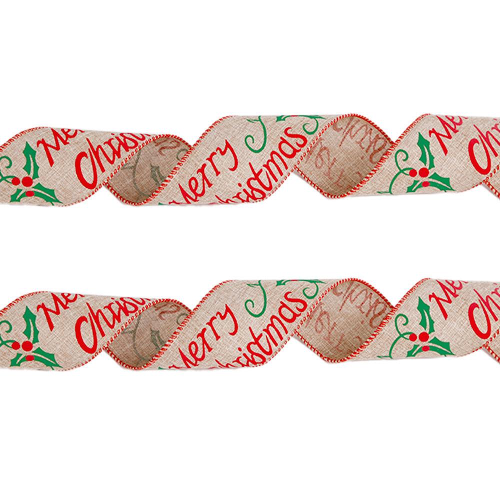 Stylish 2 Meter Christmas Ribbon For Elegant Diy Holiday Crafts And Decorations Festive