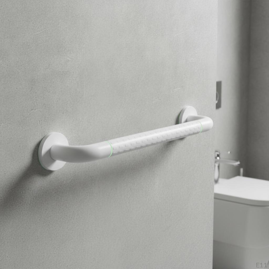 Grab Bar with AntiSlip Texturing | Sturdy StainlessSteel Inner Tube, Bathroom Bar, for Shower