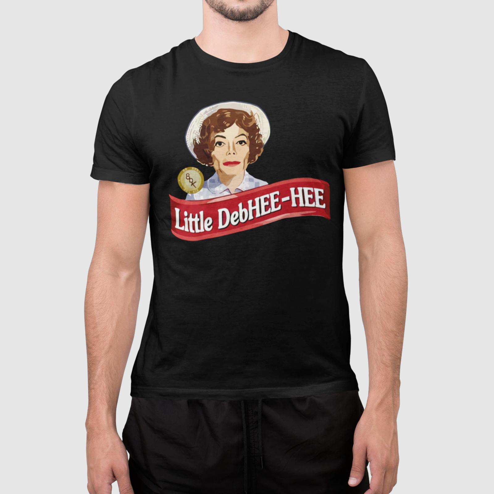 Little DebHEE-HEE Parody Shirt Funny Retro Snack Inspired Graphic Tee S разноцветный