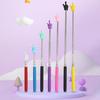 Retractable Pointer Colored Teacher Finger Design Non-slip Handle Stainless Steel Telescopic Rod Guiding