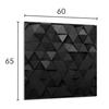 PANEL SZKLANY DO KUCHNI 60x65 Czarna
