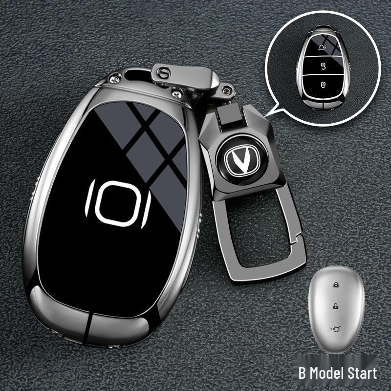 Compatible Key Case for Changan Qiyuan A07/Q07/A05/E07 Metal Shell (2025)