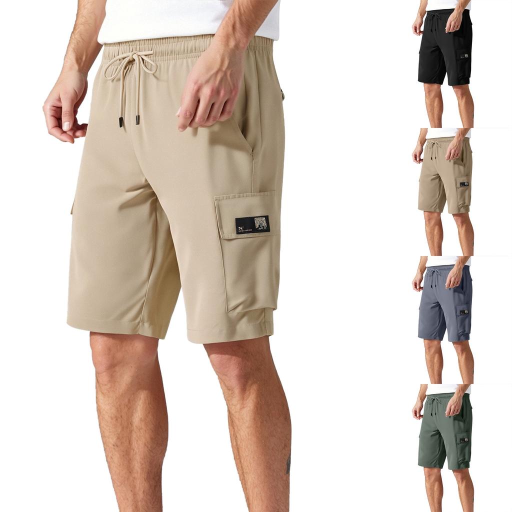 Summer Casual Pants, Workwear Shorts, Men's Thin Cropped Pants