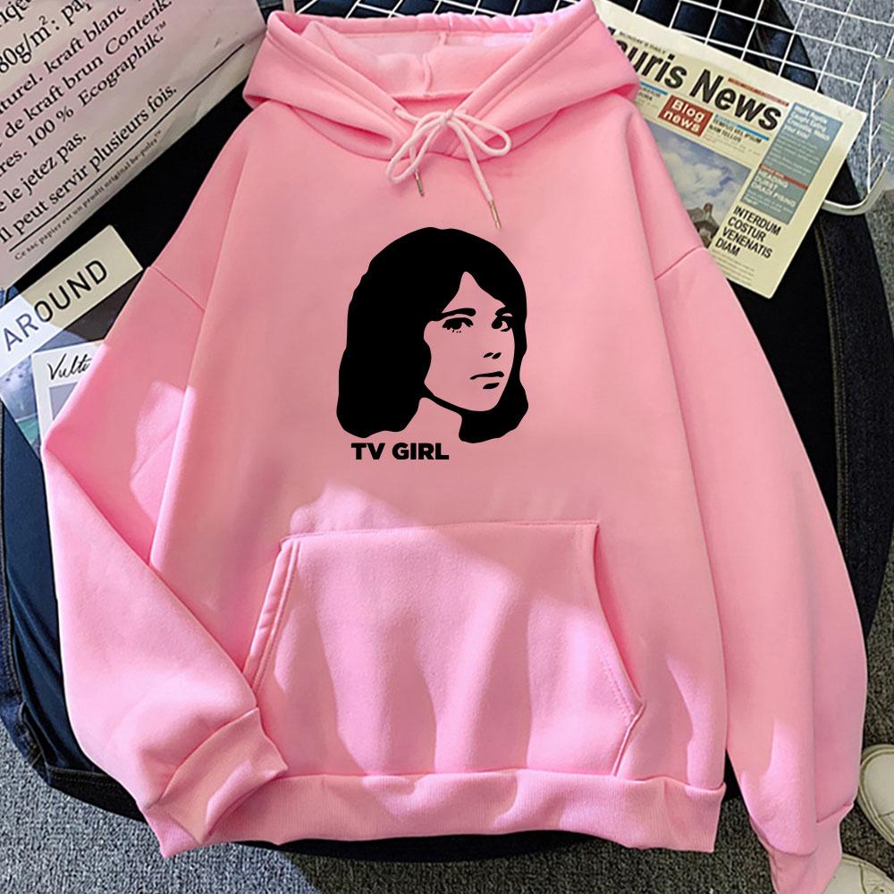 TV Girl Heavy Mental Streetwear Hoodies Winter Fleece Comfortable Hooded Sweatshirts Long Sleeve Sudaderas Harajuku Casual Hoody
