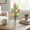Vibrant Colors Easter Foam Eggs Tree Branch Lightweight DIY Painting Artificial Flower Arrangements Decorative