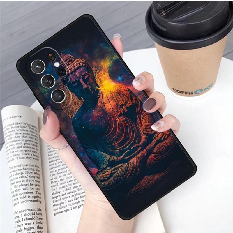 Buddha Phone Case Cover For Samsung Galaxy S24 S25 Ultra S21 S22 Ultra S10E Note 10 Plus Note 20 FE S23