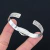 Friendship Day Deal Sterling Silver Bronzite Gemstone Elegant Bangle Bracelet