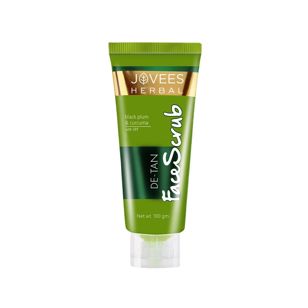 

Jovees Herbal Отшелушивающий скраб для лица с SPF для осветления, восстановления, гладкой и чистой кожи 100 г