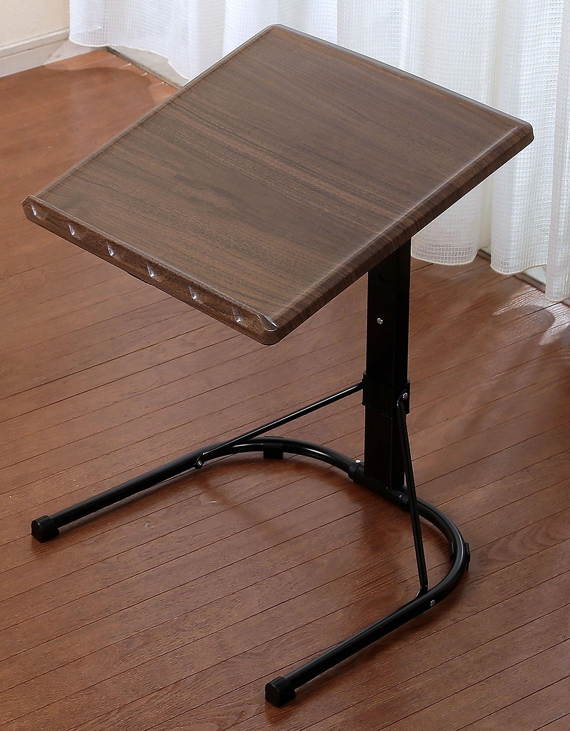 

Vita Side Ширина 45 см Глубина x 25 кг Вес Под дерево 3 высоты и угла Складной для Идеально подходит для перерывов на чай и телеработы Сверхпрочный стол, Коричневый, 44,5 см